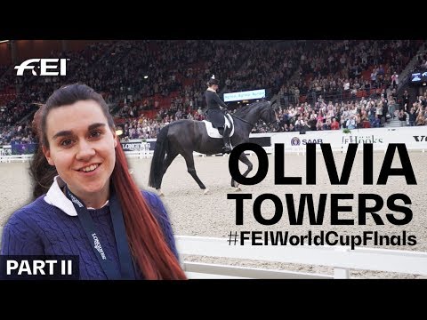 Day 2 of Dressage with Olivia Towers at the #FEIWorldCupFinals in Gothenburg
