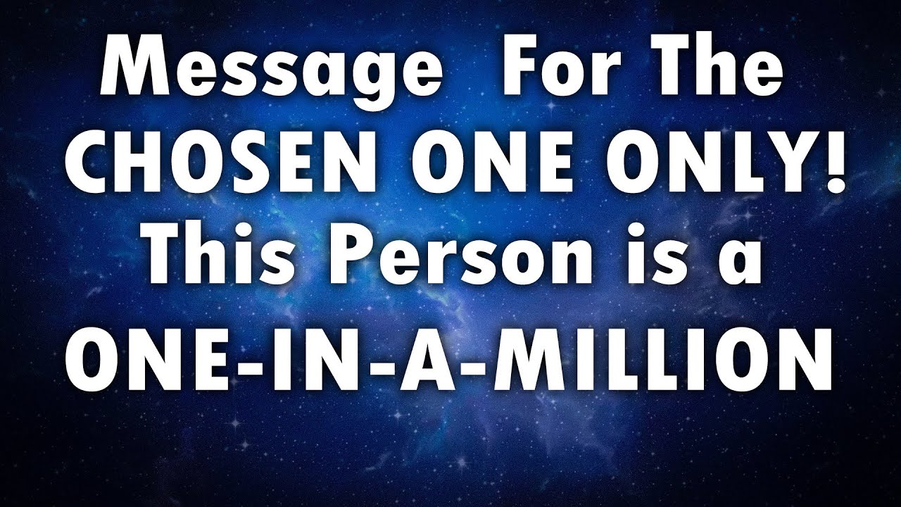 Angels say This person is a ONE-IN-A-MILLION.. Do not IGNORE your true love because....