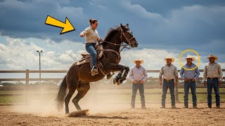 NADIE PODÍA DOMAR AL CABALLO… HASTA QUE ELLA ACEPTÓ EL DESAFÍO MILLONARIO DE 1 MILLÓN DE DÓLARES.