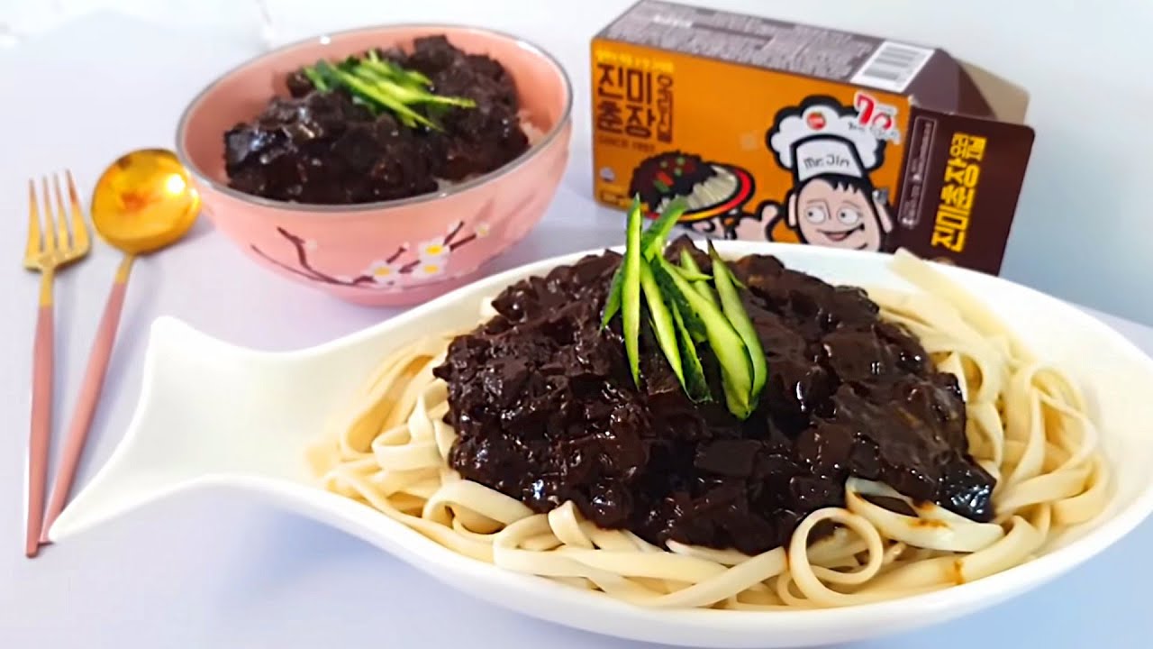 Готовлю Настоящий Чачжанмён! Корейская черная лапша