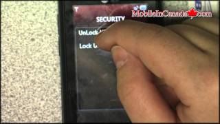How to enter unlock code on Bell Mobility LG Xenon GR 500 - www.Mobileincanada.com