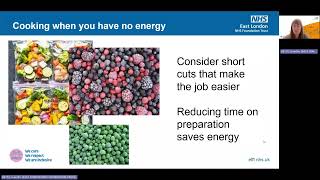 Eating Well Webinars Fatigue Session 2 Part 2 - Low Energy