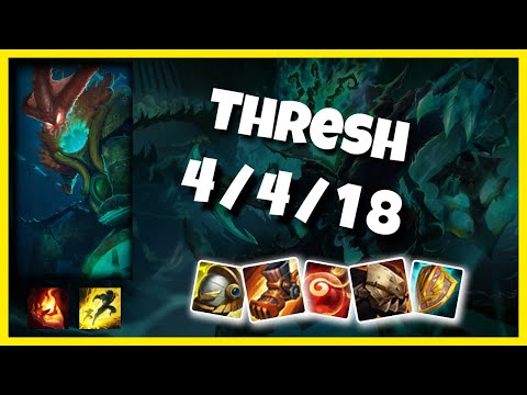 Thresh Support 11.5 Challenger Gameplay Replay - S11 (4/4/18) - KOREAN