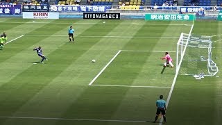 森本選手 先制PK【J2リーグ第10節 アビスパ福岡vsジェフ千葉】