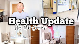 NOT THE BEST NEWS....HEALTH UPDATE - 1 YEAR ON // + NEW CURTAINS FOR MY LIVING ROOM
