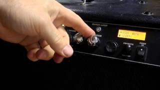 Video thumbnail for Line 6 Spider IV 120 amp demo. Comprehensive onboard effects system with LCD screen by Gearfacts