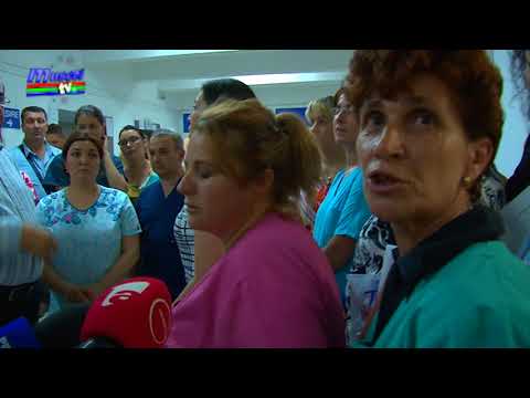 Jurnal Muscel TV 14 06 2018 protest spitalul judetean  - adrian stoiculescu  - ela ionascu