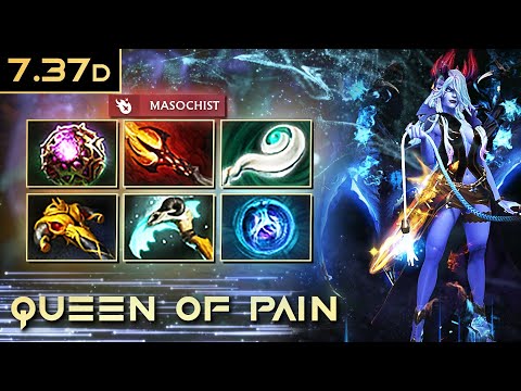 [MIDLANE] DENDI QUEEN OF PAIN 7.37d | #Dota2 #4K