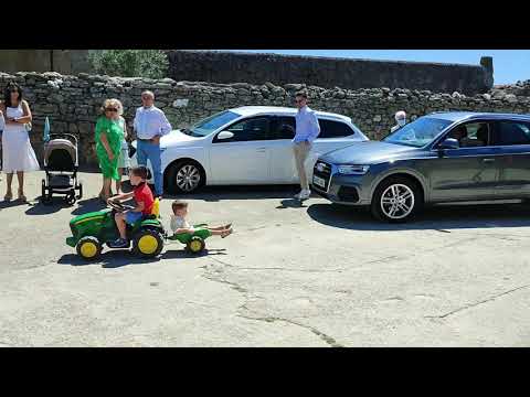 Misa y bendición de coches en Guadramiro con motivo de las fiestas de San Cristóbal