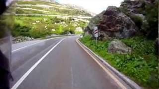 preview picture of video 'Motocykle Moja Pasja - Naked Triumph in the Alps - Gotthard Pass Furka Pass'