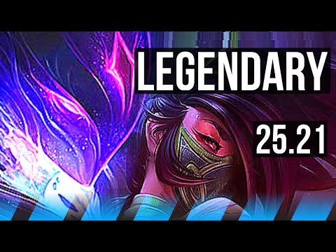 ORIANNA vs AKALI (MID) | 14/1/4, Legendary | KR Diamond | 25.21