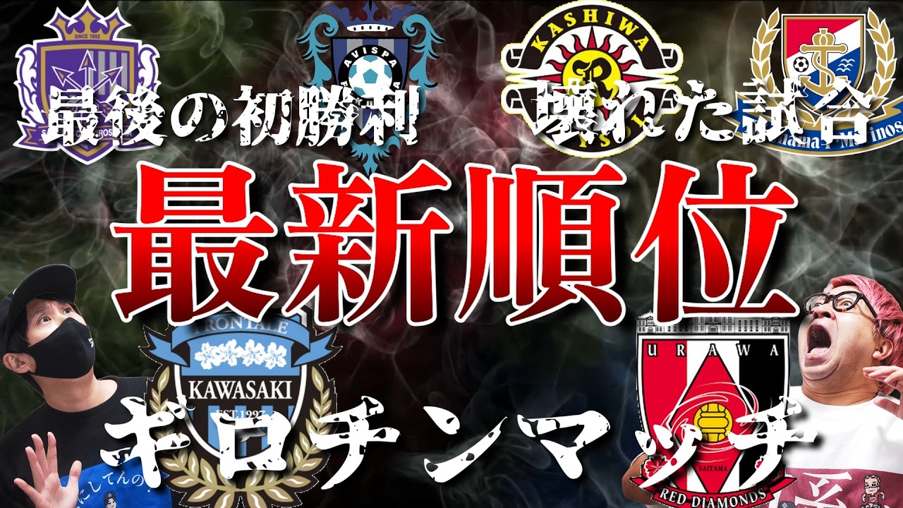 【スコルジャ限界？】J1第9節の振り返りと最新順位を紹介【Jリーグ】