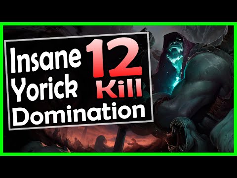 Yorick to Masters begin... NOW! 12 Kill 650 GPM Yorick DESTROYS the Rift - League of Legends