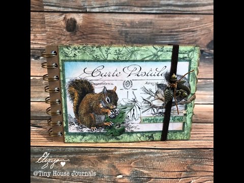 Graphic 45 'Woodland Friends' Field Journal (Part 1 - Tutorial) #G45Technique