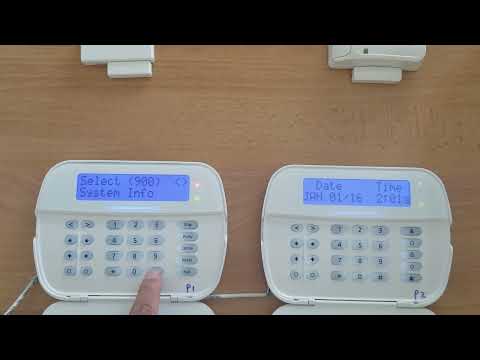 DSC NEO system and keypad information