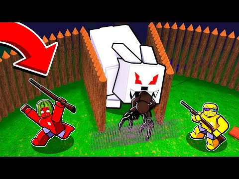 Beating The BUNNY BOSS In 99 Nights in the Forest🔦