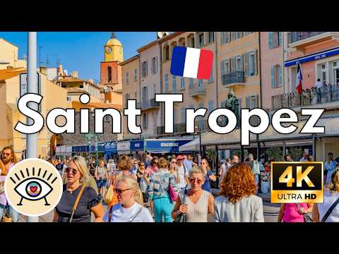 Saint-Tropez, France WALKING TOUR 🏖️ Among billionaires and the most EXPENSIVE yachts in the world