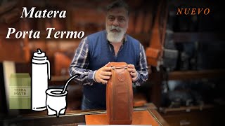 Video de Matera porta termo de cuero - Mod. 1234