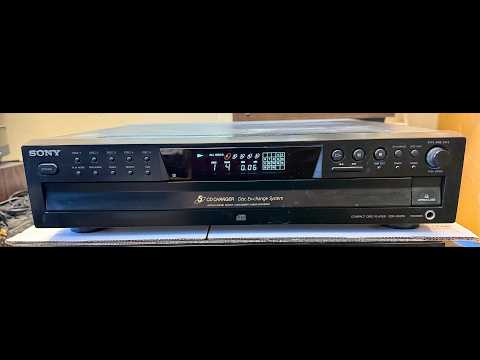 Sony CDP-CE375 5 Disc Carousel CD Changer w/ Optical; Tested SEE VIDEO image 11
