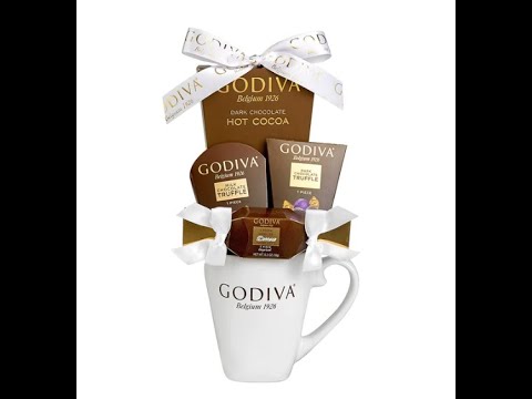 Godiva Coffee French Press Gift Set, includes two 14 oz Mugs, and 34oz French Press