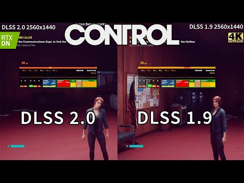 CONTROL 4K DLSS 2.0 Vs DLSS 1.9 Comparison | RTX ON | Maximum Settings