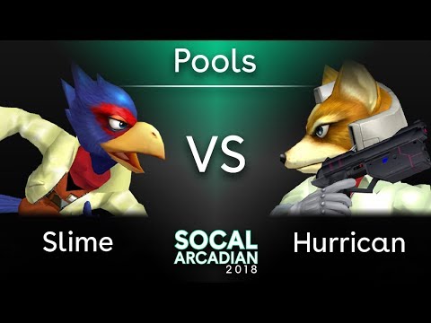 SoCal Arcadian 2018 - Pepis | Slime (Falco, Falcon) VS Hurrican (Fox, Marth) - SSBM Pools