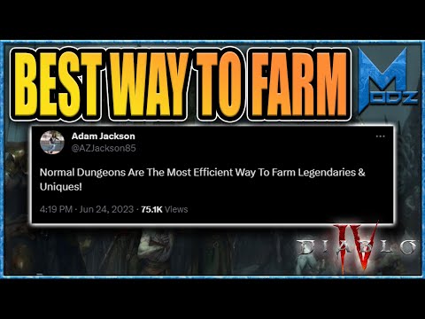 Diablo 4 Developer's Tell Us The Most Efficient Way to Farm Legendaries & Uniques!