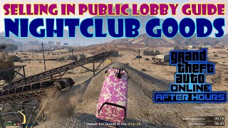 Selling in Public Lobby Guide: Nightclub Goods | After Hours | GTA Online
