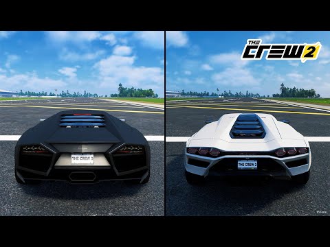 The Crew 2 | Lamborghini Reventon 2007 v Lamborghini Countach LPI 800-4 2021 Performance Comparison