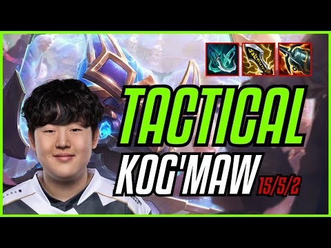 TACTICAL - KOG'MAW vs CODY SUN - KAI'SA ADC - NA CHALLENGER - PATCH 11.9 QUADRAKILL