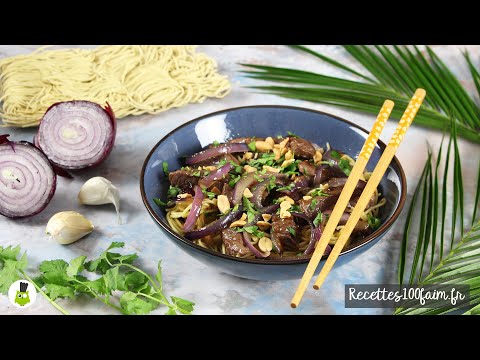 🍯 Bœuf sauté aux oignons (sauce soja & miel)