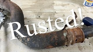 More Rusted parts on the 97 Astro Van.Filler neck replacement and a big thank you! #nonamenationals