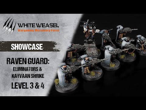 Raven Guard eliminators & Kayvaan Shrike level 3 & 4  - Showcase