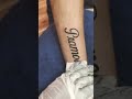 Pramod Name Tattoo Shorts Viral Pramod Tattoo Tattootraining Tattoolover