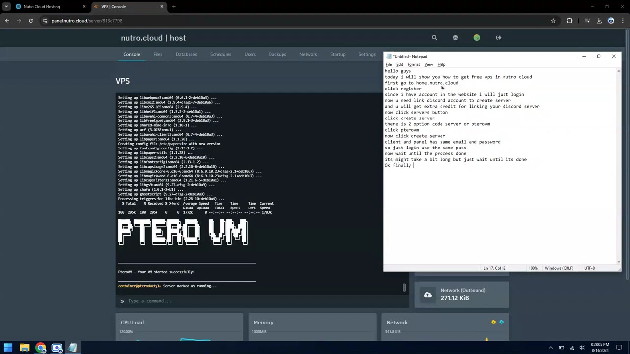 How to create free vps in nutro cloud and fix sudo permission