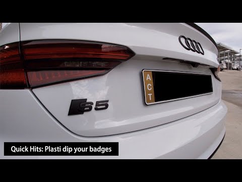Quick Hits: Plasti dip your badges