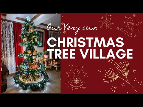 DIY CHRISTMAS TREE VILLAGE