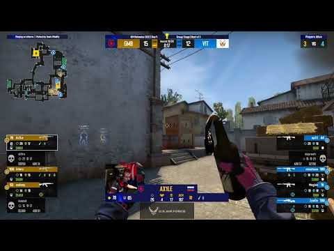 CS:GO - Gambit SICK 3v5 vs Vitality to Win Map