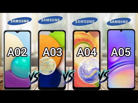 Samsung Galaxy A02 Vs  Galaxy A03 Vs Galaxy A04 Vs Galaxy A05  Full Comparison
