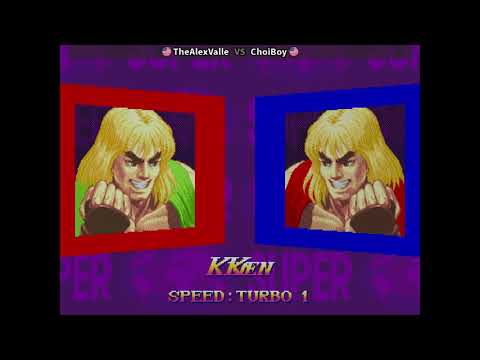 SSF2X TheAlexValle (Ken) vs. ChoiBoy (O.Ken, Guile, Ryu) - Fightcade 2 Casual Match!