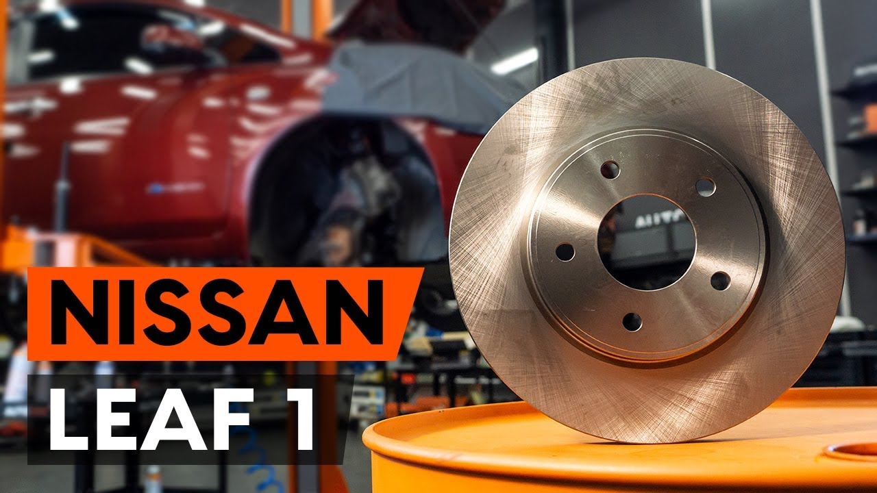 Как се сменят предни спирачни дискове на Nissan Leaf ZE0 – Ръководство за смяна