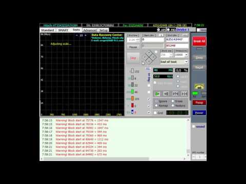 Victoria 4.47 Тест диска Hitachi HTS543232A7A384