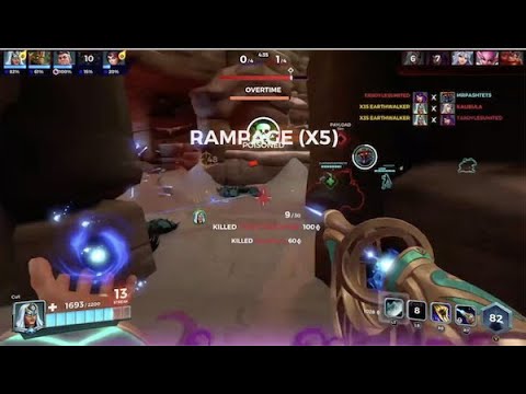 Intense Match. Healing as Jenos | Paladins