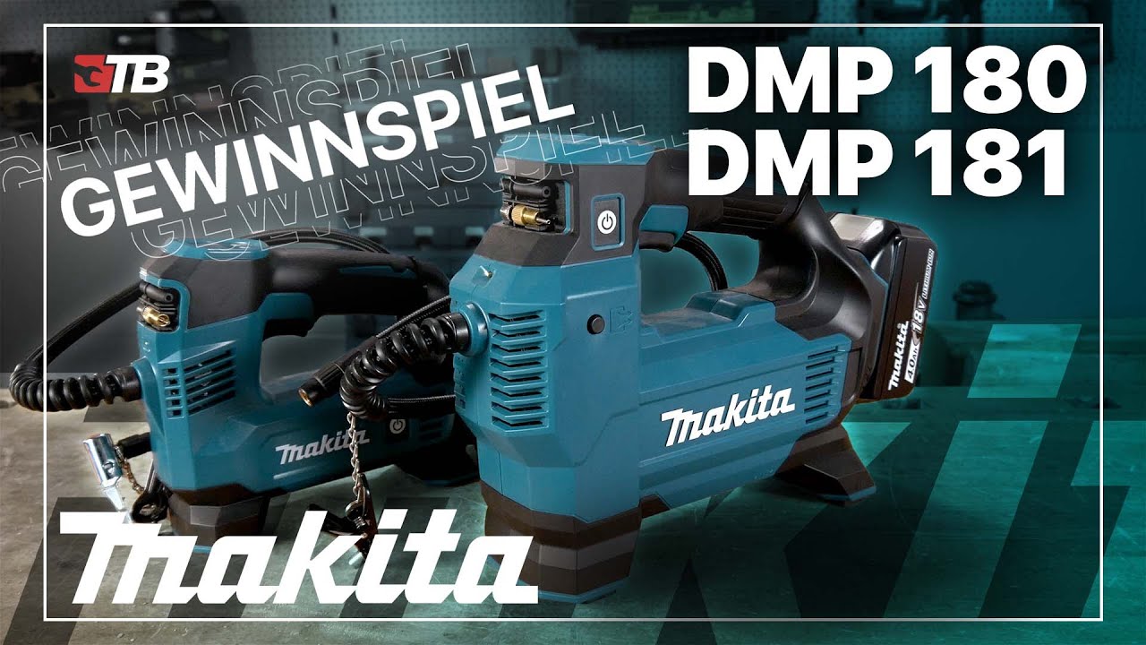 Akku-Kompressor Makita DMP180Z 18V 8,3bar 12l/min, ohne