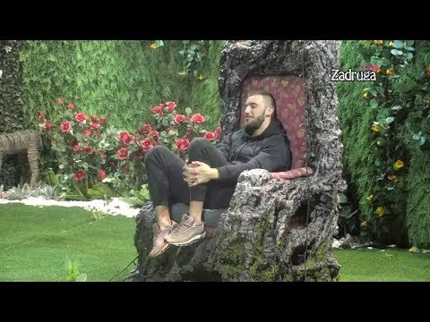 Zadruga 3 - Mina saopštava Mensuru da je diskvalifikovan - 12.04.2020.