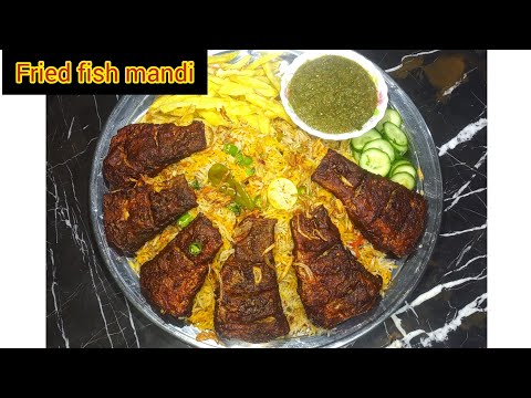 Fried fish mandi recipe | Arabic fish mandi recipe