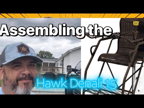 Assembling and set-up of a HAWK DENALI 1.5 Ladder stand.