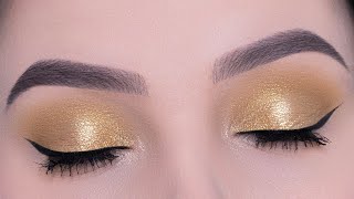 Golden Eye Makeup: Simple Tutorial for Nice Result