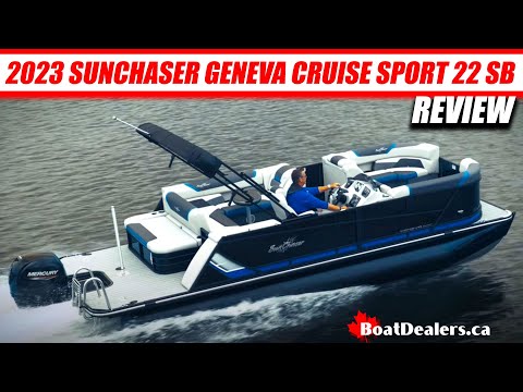 2023 SunChaser Geneva Cruise Sport 22 SB #pontoon #boatreview