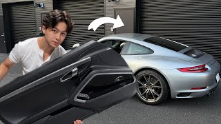 Installing Leather Door Panel for My Porsche 911 991.2
